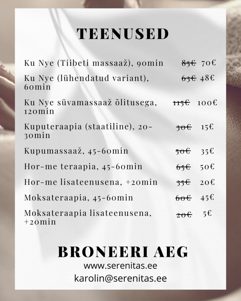 www.serenitas.ee karolin@serenitas.ee